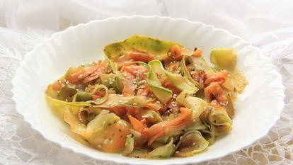 Рецепт Лапши из кабачков