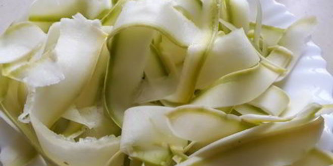 Рецепт лапши из кабачков