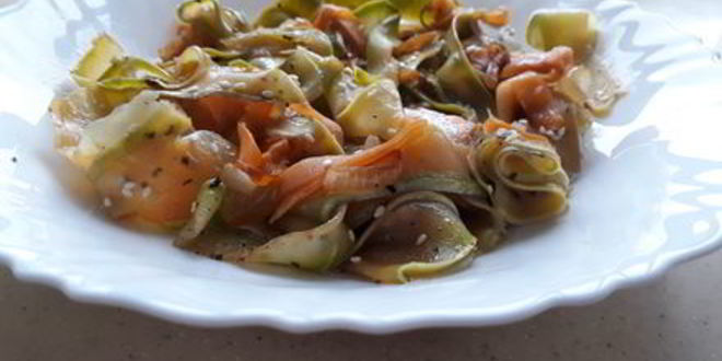 Рецепт лапши из кабачков