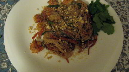 Рецепт Лапши по-тайски с кешью