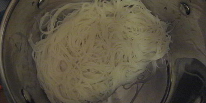 Рецепт лапши по-тайски с кешью