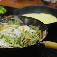 Рецепт Лапши с говядиной и овощами по-корейски