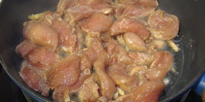 Рецепт лапши с куриной грудкой по-китайски