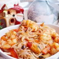 Рецепт Лапши с морепродуктами по-китайски