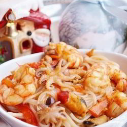 Рецепт Лапши с морепродуктами по-китайски