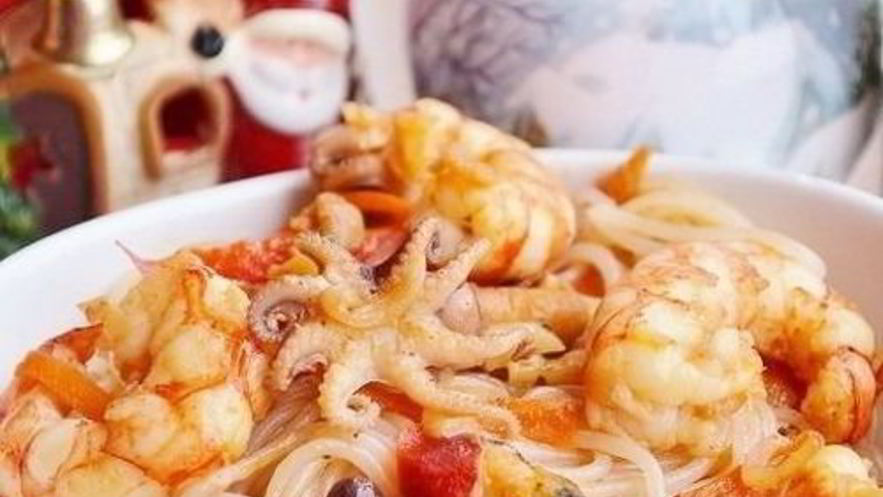 Рецепт лапши с морепродуктами по-китайски