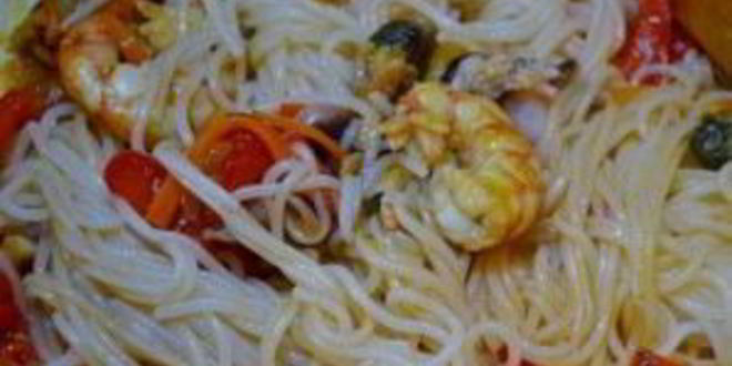 Рецепт лапши с морепродуктами по-китайски