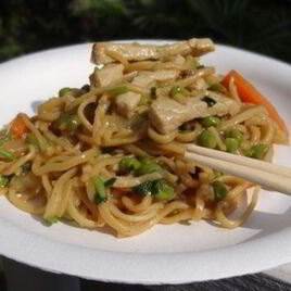 Рецепт Лапши с подливой