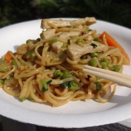 Рецепт Лапши с подливой