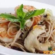 Рецепт Лапши соба с креветками