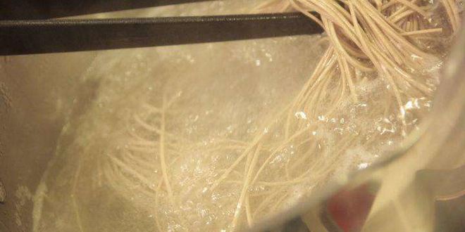 Рецепт лапши соба с креветками