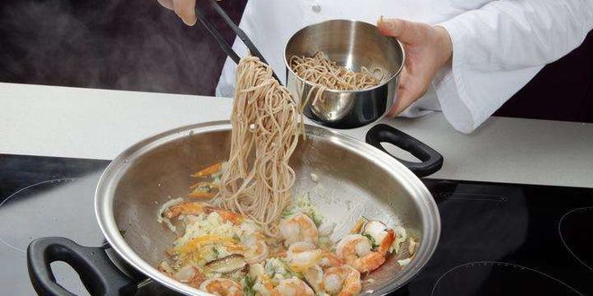 Рецепт лапши соба с креветками