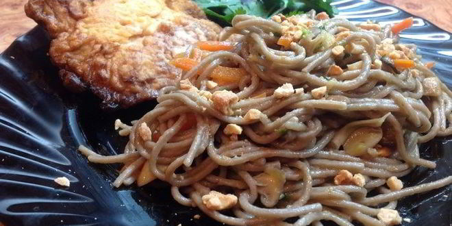 Рецепт лапши соба с овощами
