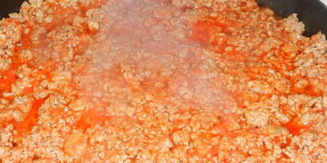 Рецепт быстрой мясной многослойной лазанья с творогом