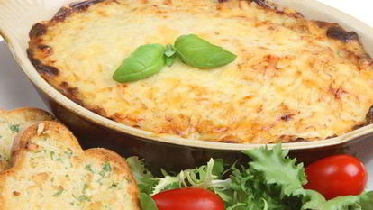 Рецепт Чесночной лазанья с курицей