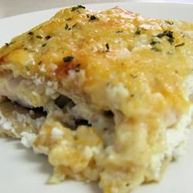 Рецепт Итальянской белой лазанья с курицей, прошутто и шампиньонами