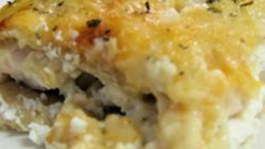 Рецепт итальянской белой лазанья с курицей, прошутто и шампиньонами