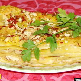 Рецепт Куриной лазанья с курицей