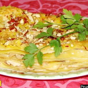 Рецепт Куриной лазанья с курицей