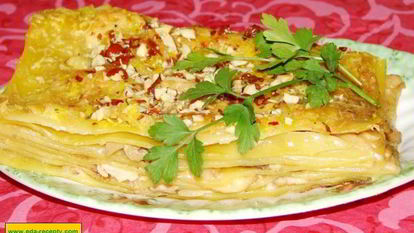 Рецепт Куриной лазанья с курицей