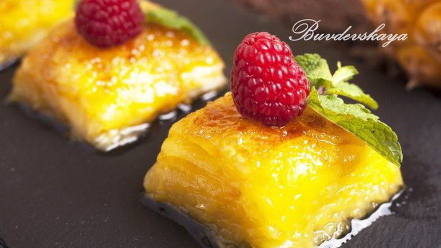 Рецепт лазаний из ананаса с имбирем