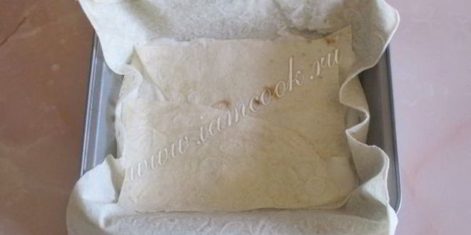 Рецепт лазаний из лаваша с фаршем