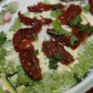 Рецепт Лазаний из цукини с рикоттой и соусом песто