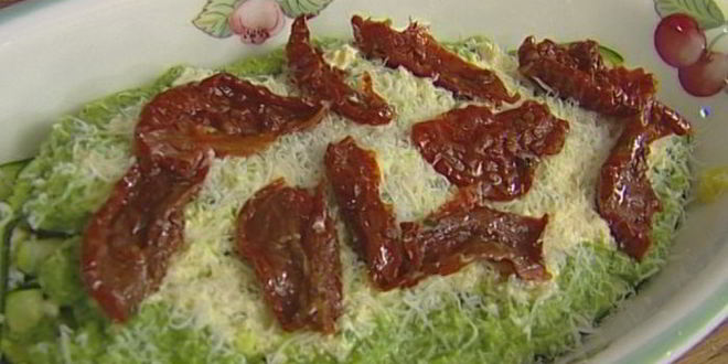 Рецепт лазаний из цукини с рикоттой и соусом песто