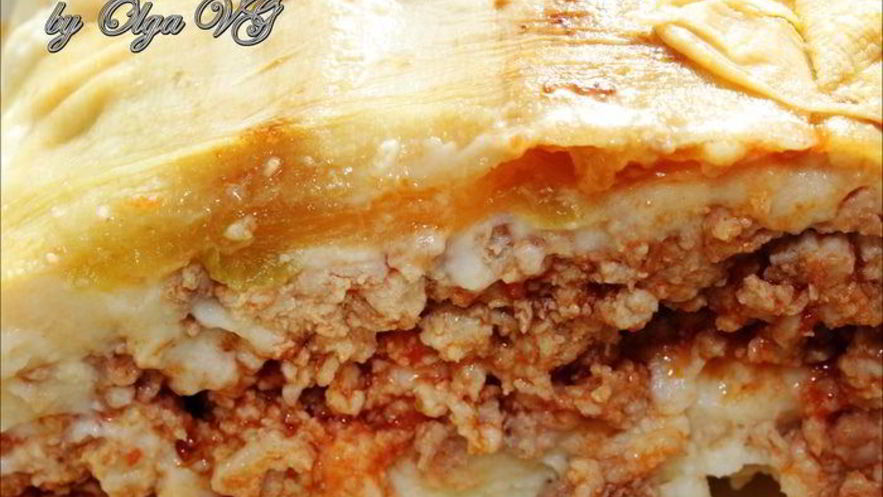 Рецепт лазаний кабачковая мясная