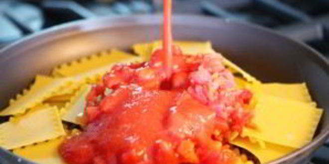 Рецепт лазаний на сковороде