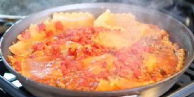 Рецепт лазаний на сковороде