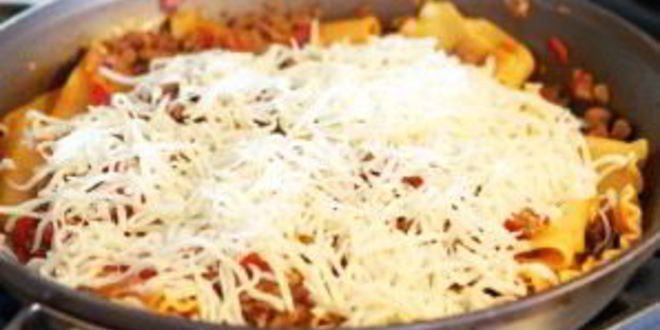 Рецепт лазаний на сковороде