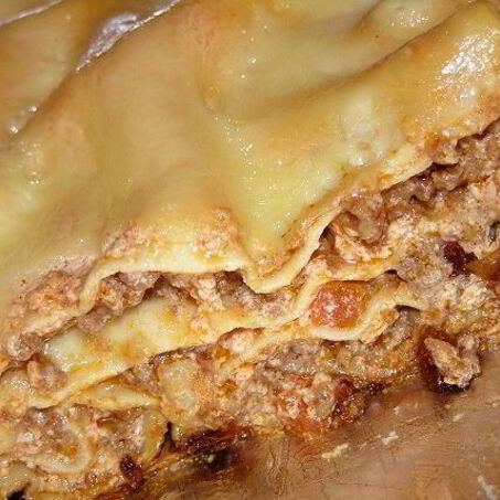 Рецепт Лазаний под розовым соусом