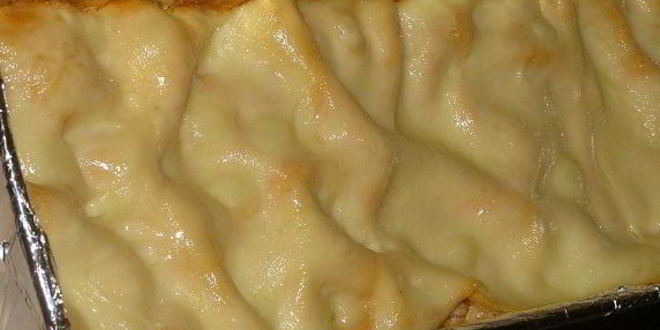 Рецепт лазаний под розовым соусом