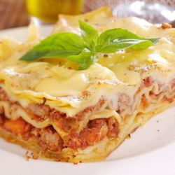 Рецепт Лазаний с грибами и ветчиной