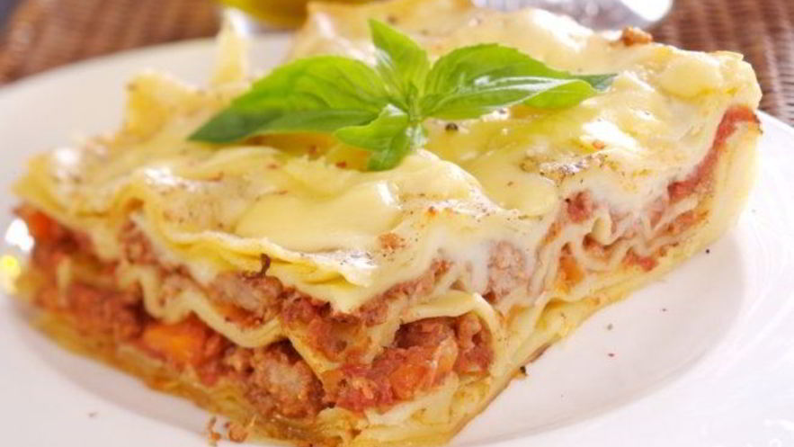 Рецепт лазаний с грибами и ветчиной