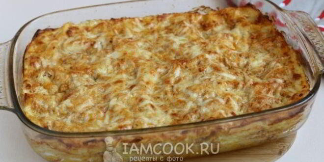 Рецепт лазаний с куриным фаршем