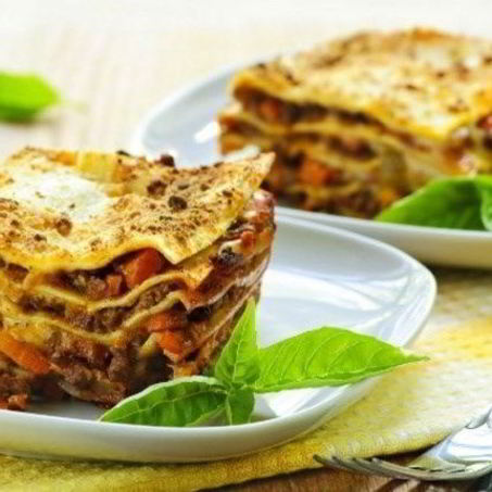 Рецепт Лазаний с курицей и шампиньонами