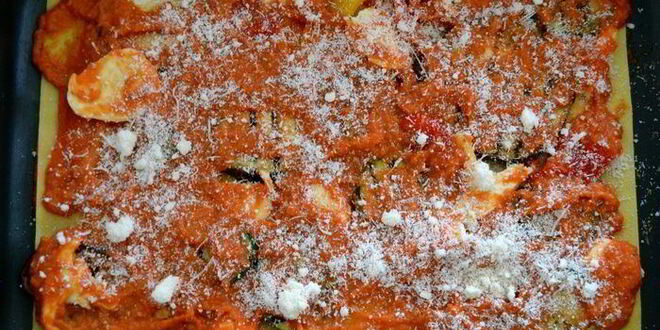 Рецепт лазаний с овощами-гриль