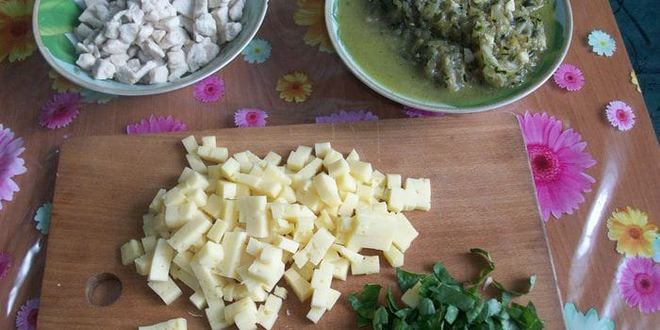 Рецепт лазаний с цукини и курицей