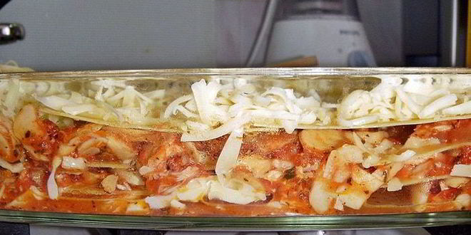 Рецепт лазаний с тунцом