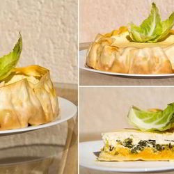 Рецепт Лазаний с тыквой, шпинатом и рикоттой