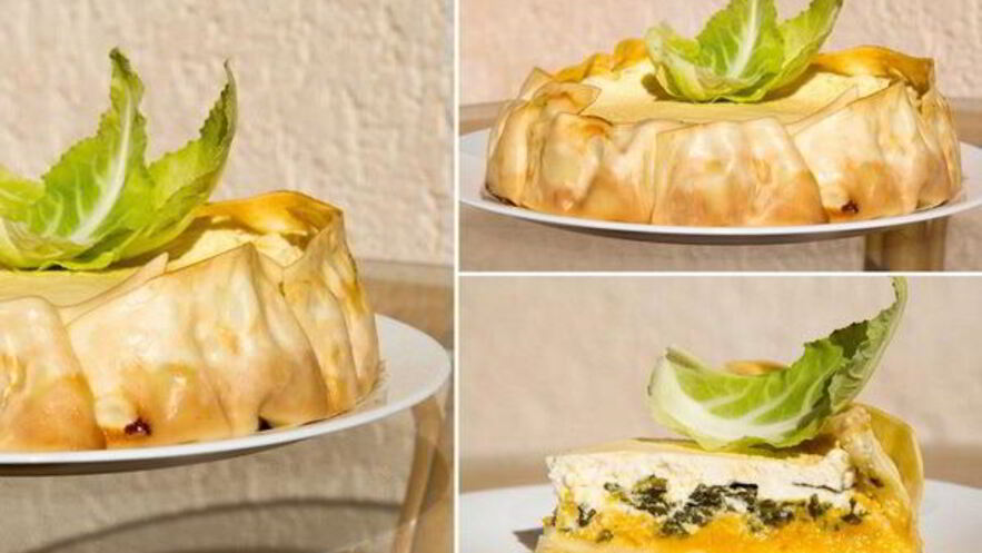 Рецепт лазаний с тыквой, шпинатом и рикоттой