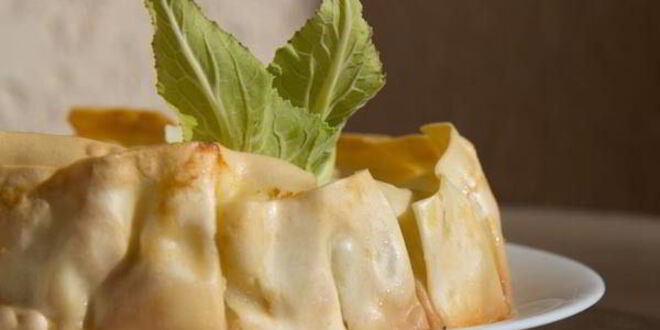 Рецепт лазаний с тыквой, шпинатом и рикоттой