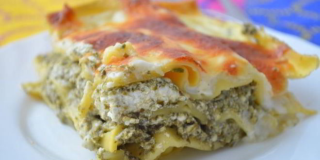 Рецепт лазаний со шпинатом и рикоттой