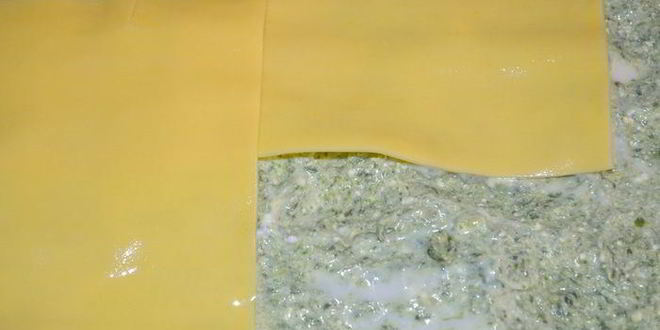 Рецепт лазаний со шпинатом и рикоттой