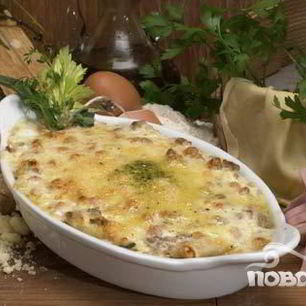 Рецепт Лазаний Vincisgrassi alla marchigiana