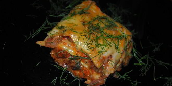 Рецепт овощной лазанья для самых маленьких