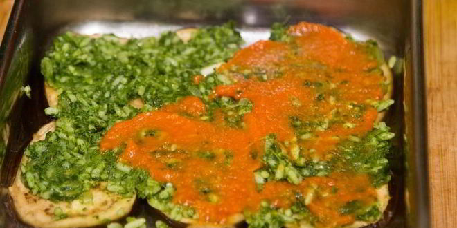 Рецепт овощной лазанья