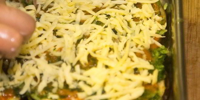 Рецепт овощной лазанья